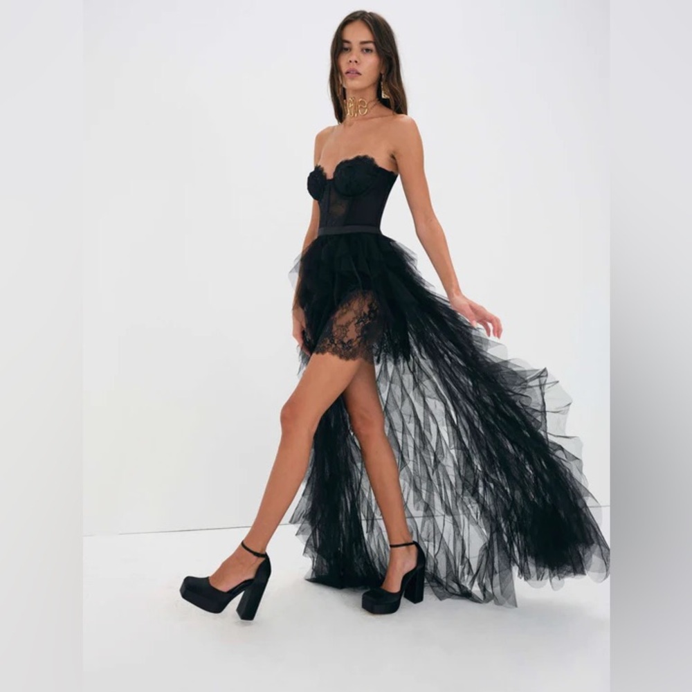 For Love & Lemons Black Formal Dress
